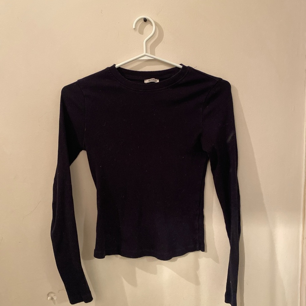 Women's Marine Blue Long Sleeve Top